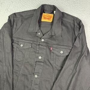 Levis Denim Jacket Mens 2XL Black Type III 3 Trucker Jean Work 72334-0223